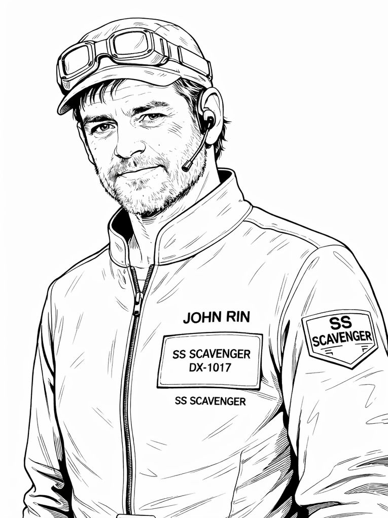 John Rin Line Art