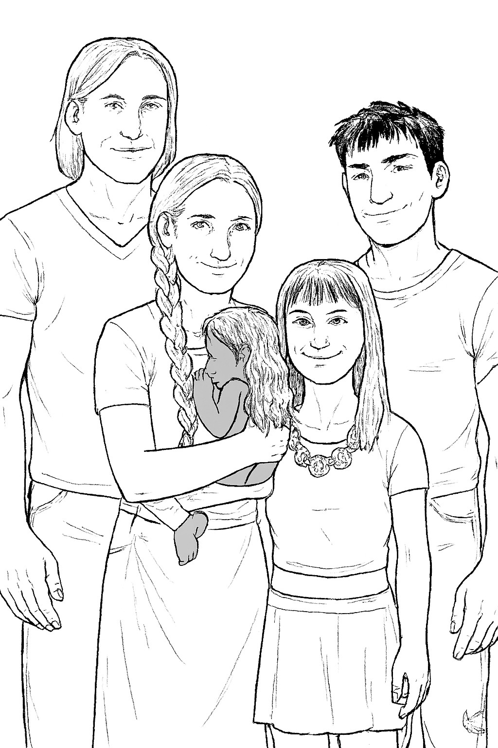 Wanderer Family BW